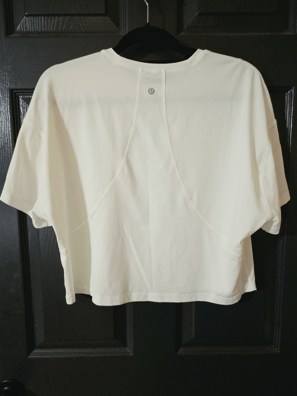lululemon athletica Cream Short Sleeve Relaxed Crop Tee